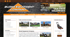 Desktop Screenshot of burkeequipment.com