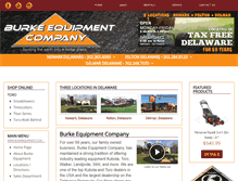 Tablet Screenshot of burkeequipment.com